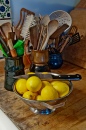 Zitronen und Messer