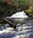 Hackers-Wasserfälle, Raymondskill Creek, Pike County