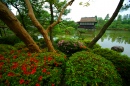 Rokuon-ji Tempel Gärten