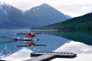 Wasserflugzeug im Moose Pass in Alaska