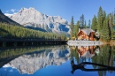 Der Emerald Lake, Kanadische Rocky Mountains