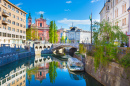 Slowenische Hauptstadt Ljubljana