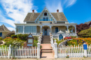 Viktorianisches Haus In Mendocino Kalifornien