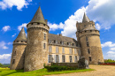 Mittelalterliche Burg in Dordogne, Frankreich