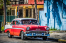 Klassischer Chevrolet in Santa Clara, Kuba