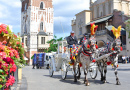 Pferdekutsche in Krakau, Polen