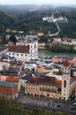 Passau Altstadt von dem Veste Oberhaus