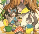 Vier Kleine Kaninchen