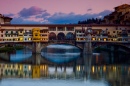 Ponte Vecchio im Sonnenuntergang