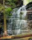 Der Wasserfall Gipson Falls, Pennsylvania