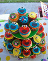 Sesamstraße Cupcakes