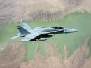 F/A-18E über Afghanistan