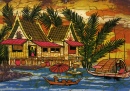 Batik-Gemälde, Malaysia