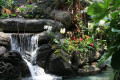 Polynesischer Urlaubsort Wasserfall