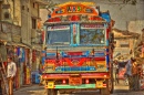 Indischer Lastwagen