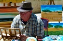 Künstler in Cascais, Portugal