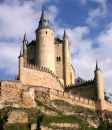 Blick auf den Alcazar, Segovia, Spanien