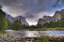 Der Fluss Merced River, Yosemite Nationalpark
