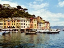 Kleiner Fischerhafen von Portofino, Italien