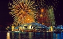 Feuerwerk über dem Opernhaus Sydney