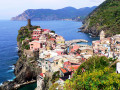Blick auf Vernazza, Italien