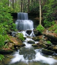 Round Island Run Wasserfall, Clinton County