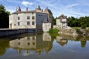 Das Schloss La Brède, Frankreich