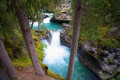 Die Schlucht Johnston Canyon, Banff-Nationalpark
