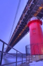 Leuchtturm unter der George-Washington-Brücke