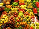 Obst auf dem Markt in Barcelona, Spanien