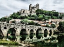 Alte Brücke in Béziers, Frankreich