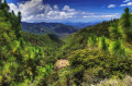 Pulag Berg Landschaft, Philippinen