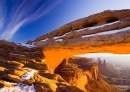 Der Mesa Arch, Canyonlands-Nationalpark