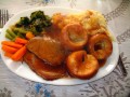 Roastbeef und Yorkshire Pudding