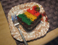 Regenbogen-Kuchen