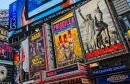 Theater Werbetafeln in Times Square