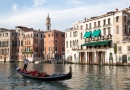 Gondel auf den Canal Grande, Venedig