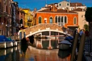 Brücke in Venedig, Italien