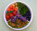 Blume Gebratener Reis Bento