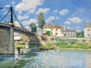 Die Brücke in Villeneuve-la-Garenne