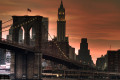 Brooklyn Bridge Sonnenuntergang