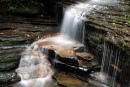 Angel-Falls-Wasserfall, Rabun County, Georgia