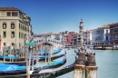 Grand Canal und Rialtobrücke, Venedig