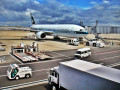 Cathay Pacific am Kansai Flughafen, Japan