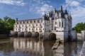 Schloss Chenonceau auf dem Fluss Cher, Frankreich