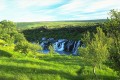 Hraunfossar Wasserfälle, Island