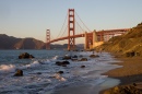 Golden Gate von dem Baker Beach