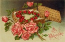 Alte Valentinstag Postkarte