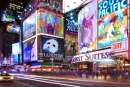 Broadway-Schau Werbetafeln, Times Square, NYC