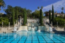 Neptune Pool im Schloss Hearst, Kalifornien